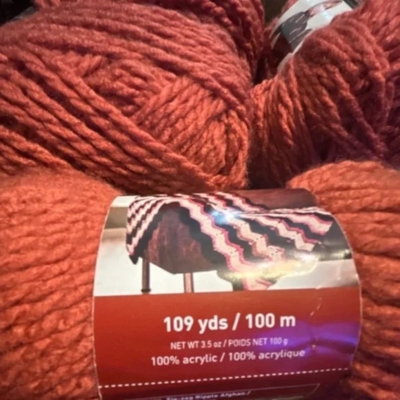 4 skeins of bulky yarn - Copper - Picture 3 of 5